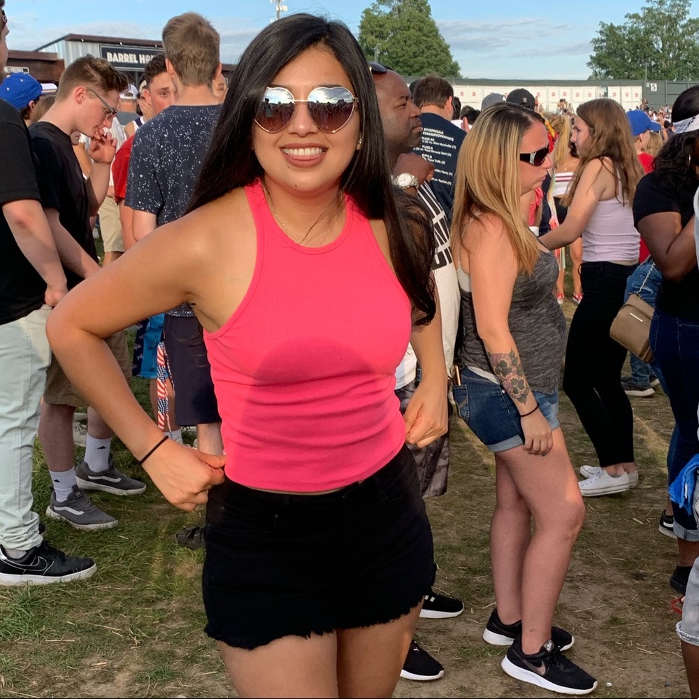 Pink top